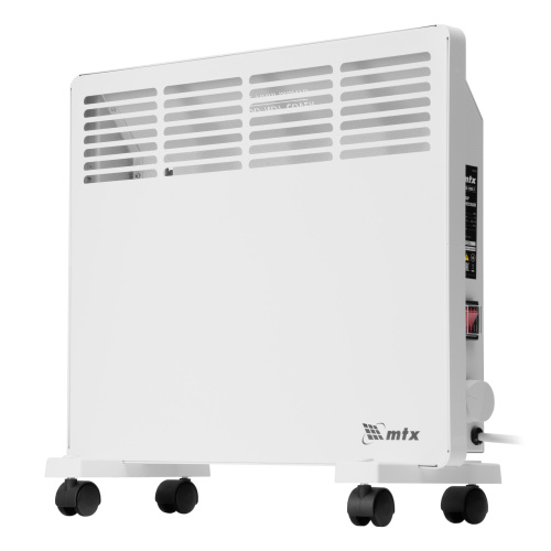 Конвектор электрический КМ-1000.1, 230 В, 1000 Вт, X-образный нагреватель, колеса, термостат MTX по ценам производителя в Москве с доставкой по всей России