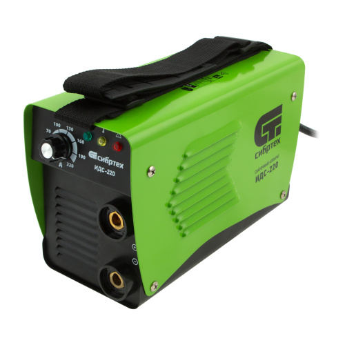 Аппарат инверторный дуговой сварки ИДС-220, 220 А, ПВ 80%, диаметр электрода 1.6-5 мм Сибртех по ценам производителя в Москве с доставкой по всей России