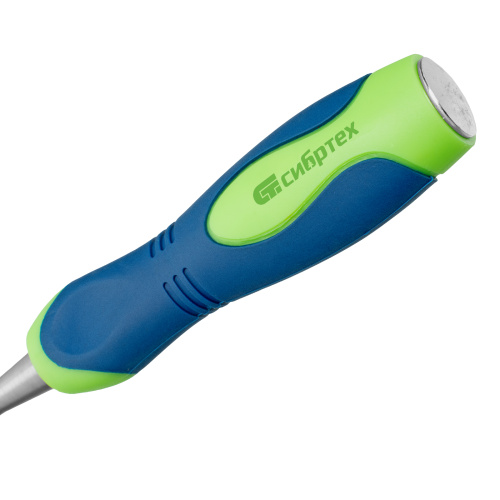 Долото-стамеска, 12 мм, двухкомпонентная рукоятка Сибртех по ценам производителя в Москве с доставкой по всей России