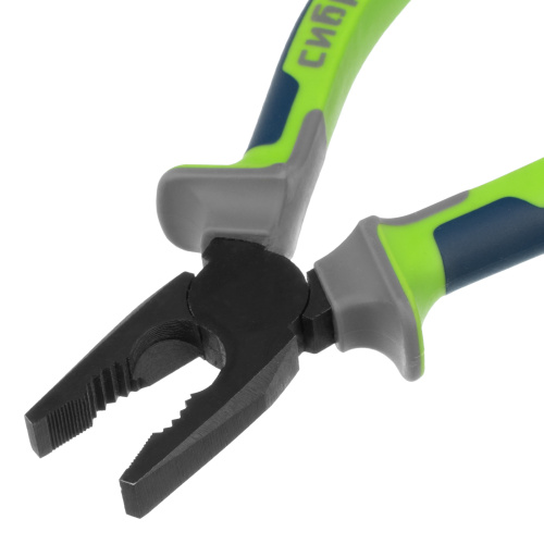 Плоскогубцы комбинированные, 180 мм, фосфатирование, трехкомпонентные рукоятки Сибртех по ценам производителя в Москве с доставкой по всей России