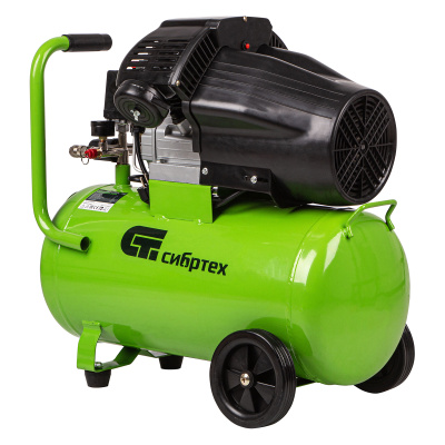 Компрессор воздушный КК-2200/50, 2.2 кВт, 350 л/мин, 50 л, прямой привод, масляный Сибртех по ценам производителя в Москве с доставкой по всей России