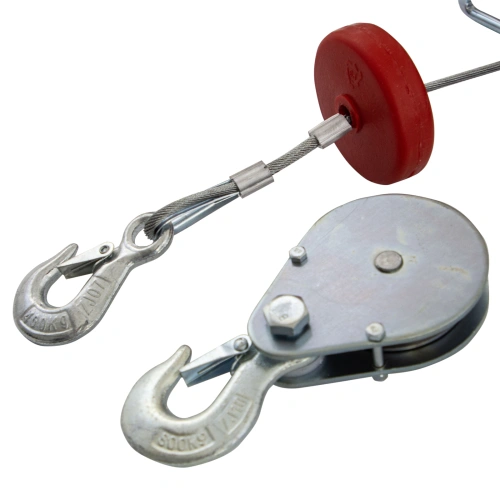 Тельфер электрический TF-800, 0.8 т, 1300 Вт, высота 12 м, 8 м/мин Denzel по ценам производителя в Москве с доставкой по всей России