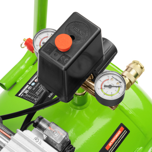 Компрессор безмаслянный малошумный МБ 2000/50, 2000 Вт, 50л, 300 л/мин Сибртех по ценам производителя в Москве с доставкой по всей России