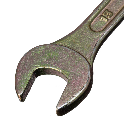 Ключ рожковый, 12 х 13 мм, желтый цинк Сибртех по ценам производителя в Москве с доставкой по всей России