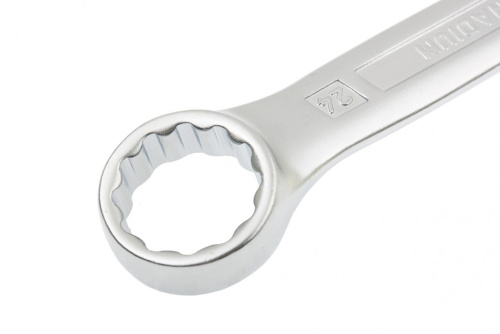 Ключ комбинированный 24 мм, CrV, холодный штамп Gross по ценам производителя в Москве с доставкой по всей России