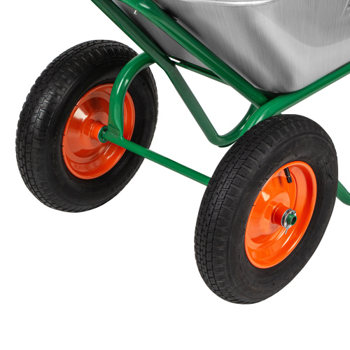 Тачка садово-строительная, 2-х колесная, усиленная, грузоподъемность 320 кг, объем 100 л Palisad по ценам производителя в Москве с доставкой по всей России