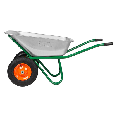 Тачка садово-строительная, 2-х колесная, усиленная, грузоподъемность 320 кг, объем 100 л Palisad по ценам производителя в Москве с доставкой по всей России