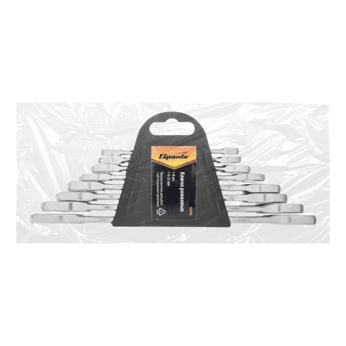 Набор ключей рожковых, 6 х 22 мм, 8 шт, хромированные Sparta по ценам производителя в Москве с доставкой по всей России