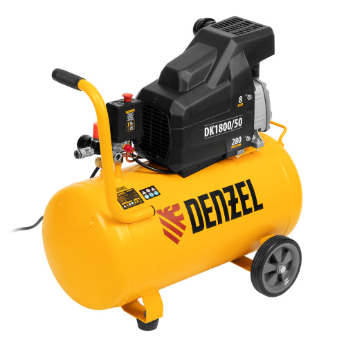 Компрессор воздушный DK1800/50, Х-PRO 1.8 кВт, 280л/мин, 50л Denzel по ценам производителя в Москве с доставкой по всей России