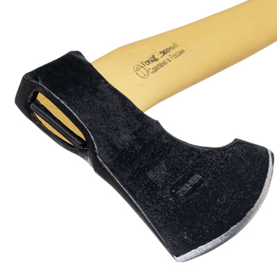 Топор кованый, в сборе, 1200/1550г, деревянное топорище, 500 мм, таежный "Тигр"// Россия по ценам производителя в Москве с доставкой по всей России