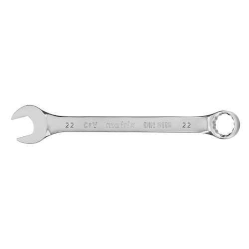 Ключ комбинированный, 22 мм, CrV, полированный хром Matrix по ценам производителя в Москве с доставкой по всей России