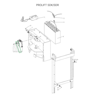 Звуковой сигнал для штабелеров SDR 1533/1536/1545S/1645/1656/2036/2045, SDK по ценам производителя в Москве с доставкой по всей России
