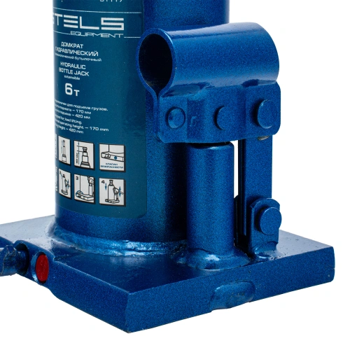 Домкрат гидравлический бутылочный телескопический, 6 т, H подъема 170-420 мм Stels по ценам производителя в Москве с доставкой по всей России