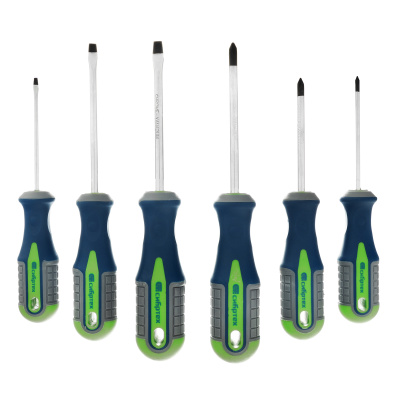 Набор отверток, CrV, трехкомпонентные рукоятки, 6 предметов Сибртех по ценам производителя в Москве с доставкой по всей России