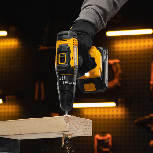 Дрель-шуруповерт аккумуляторная ударная CID-18-02BM, Li-Ion, 18 В, 2 акк. Denzel по ценам производителя в Москве с доставкой по всей России