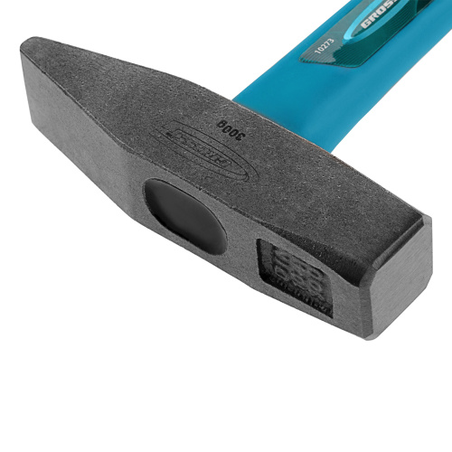 Молоток слесарный, 300 г, квадратный боек, фибергласовая обрезиненная рукоятка Gross по ценам производителя в Москве с доставкой по всей России