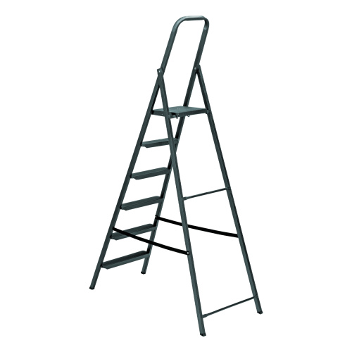 Стремянка 6 ступеней, компактная, стальная Сибртех по ценам производителя в Москве с доставкой по всей России