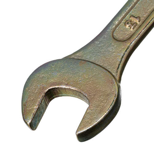 Ключ рожковый, 13 х 14 мм, желтый цинк Сибртех по ценам производителя в Москве с доставкой по всей России