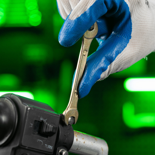 Набор ключей рожковых 6-17 мм, 6 шт, желтый цинк Сибртех по ценам производителя в Москве с доставкой по всей России