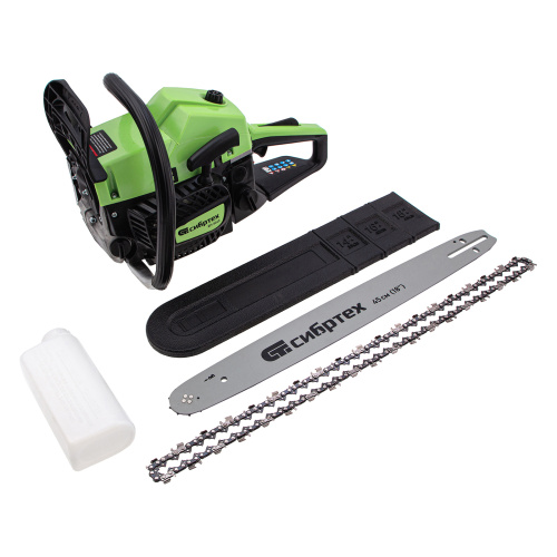 Пила цепная бензиновая БП-5245, 52 см3, шина 45 см, шаг 0.325, паз 1,5 мм, 72 звена Сибртех по ценам производителя в Москве с доставкой по всей России