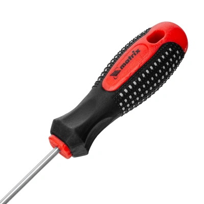 Отвертка Fusion, SL4 х 100 мм, CrV, трехкомпонентная рукоятка "Anti slip" Matrix по ценам производителя в Москве с доставкой по всей России