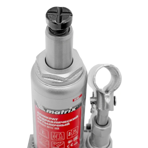 Домкрат гидравлический бутылочный, 2 т, h подъема 158-308 мм Matrix по ценам производителя в Москве с доставкой по всей России