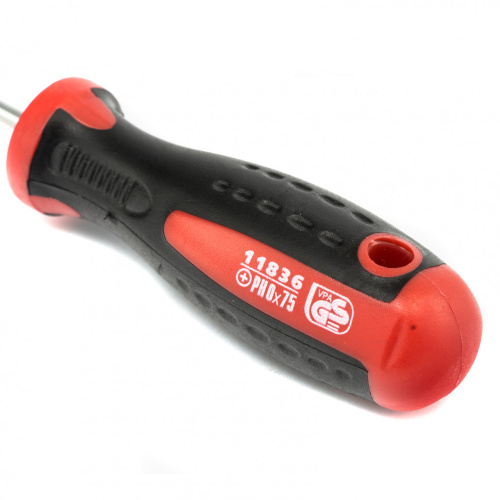 Отвертка Profi, PH0 х 75 мм, S2, двухкомпонентная рукоятка Matrix по ценам производителя в Москве с доставкой по всей России