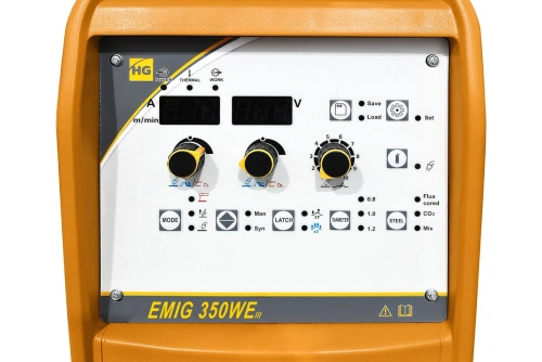 Сварочный полуавтомат HUGONG EMIG 350WE III (цифровой подающий) (без горелки и кабель-пакета) купить в Москве с доставкой по всей России | ProtosMarket.ru