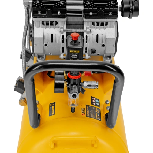 Компрессор безмасляный, малошумный  DLS 2250/100, 2250 Вт, 3x750, 100 л, 410 л/мин блок управления/ Denzel по ценам производителя в Москве с доставкой по всей России