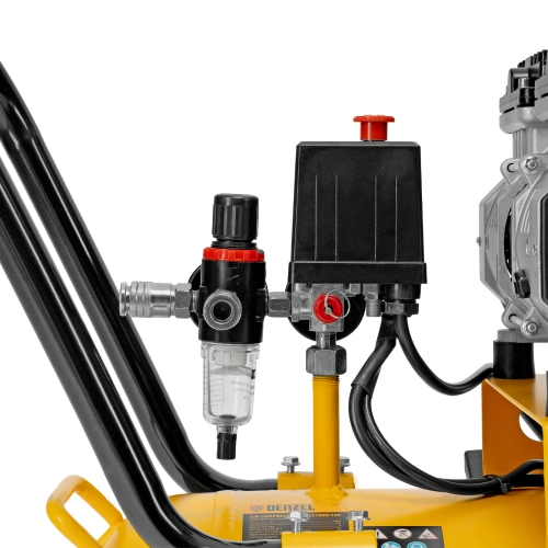 Компрессор безмасляный, малошумный DLS 1800/100,1800 Вт, 3x600, 100 л, 345 л/мин Denzel по ценам производителя в Москве с доставкой по всей России