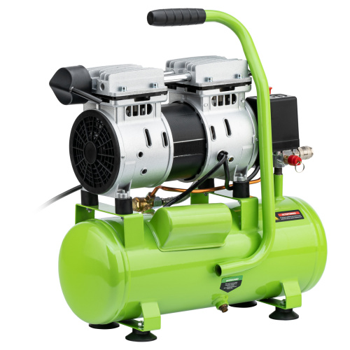 Компрессор безмаслянный малошумный МБ 750/10,750 Вт, 10 л, 150 л/мин Сибртех по ценам производителя в Москве с доставкой по всей России