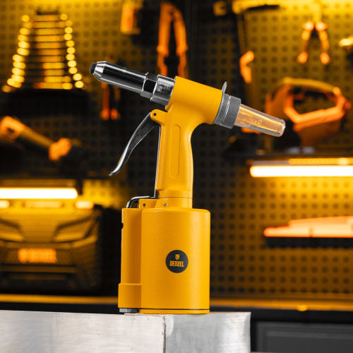 Пневматический заклепочник PR4, 2,4-4,8 мм Denzel по ценам производителя в Москве с доставкой по всей России