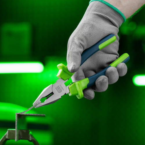 Плоскогубцы комбинированные, 200 мм, двухкомпонентные рукоятки Сибртех по ценам производителя в Москве с доставкой по всей России