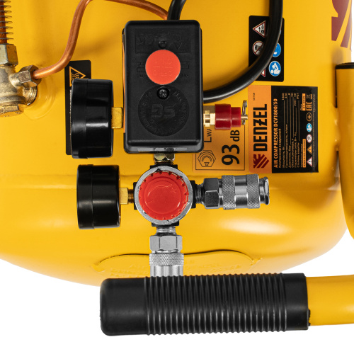 Компрессор воздушный прям. привод DCV1800/50, 1,8 кВт, 50 литров, 320 л/мин Denzel по ценам производителя в Москве с доставкой по всей России