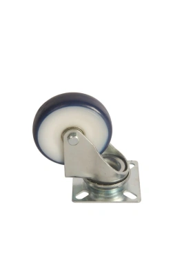 Колесо аппаратное поворотное SCv 92 75 мм (синяя резина) по ценам производителя в Москве с доставкой по всей России