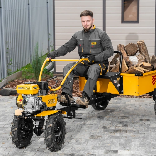 Мотоблок DPT-170S, 7 л.с., ремен.сцеп, фрез 3х4, ШОМ, передачи 2В/1Н Denzel по ценам производителя в Москве с доставкой по всей России