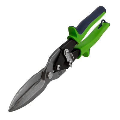 Ножницы по металлу, удлиненные, 285 мм, пряморежущие, двухкомпонентные обрезиненные рукоятки Сибртех по ценам производителя в Москве с доставкой по всей России