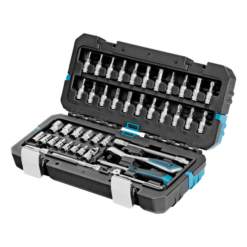 Набор инструментов, 1/4", CrV, 120 зубьев, 42 предмета Gross по ценам производителя в Москве с доставкой по всей России