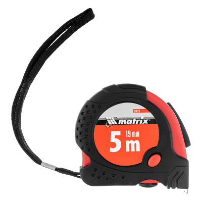 Рулетка Status Magnet fixation,5 м х 19 мм,обрезиненный корпус,зацеп с магнитом Matrix по ценам производителя в Москве с доставкой по всей России