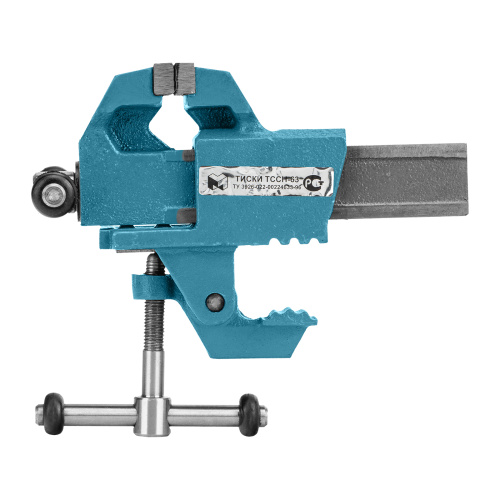 Тиски слесарные, 63 мм, крепление для стола, винтовой зажим (Глазов) по ценам производителя в Москве с доставкой по всей России
