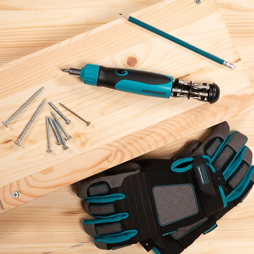 Отвертка реверсивная, механизм SmartPush 12 шт, S2 Gross по ценам производителя в Москве с доставкой по всей России