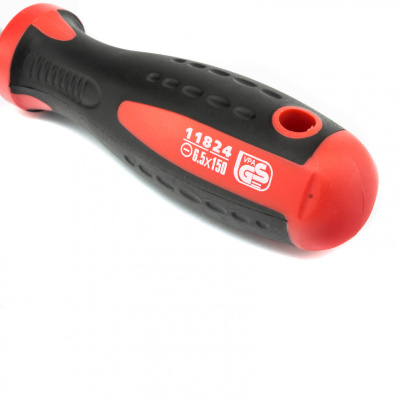 Отвертка Profi, SL6.5 х 150 мм, S2, двухкомпонентная рукоятка Matrix по ценам производителя в Москве с доставкой по всей России