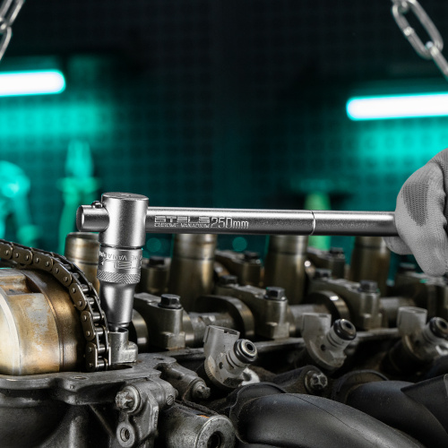 Набор торцевых головок с трещоткой 1/2", 24 предмета Stels по ценам производителя в Москве с доставкой по всей России