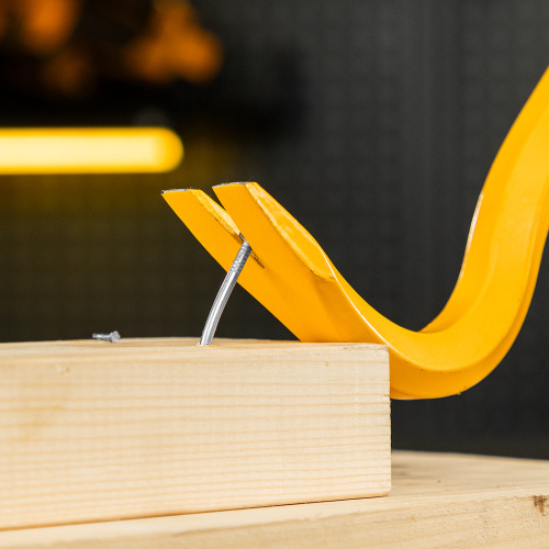 Лом-гвоздодер, 900 мм, шестигранный 19 мм, окрашенный, сталь 65 Denzel по ценам производителя в Москве с доставкой по всей России