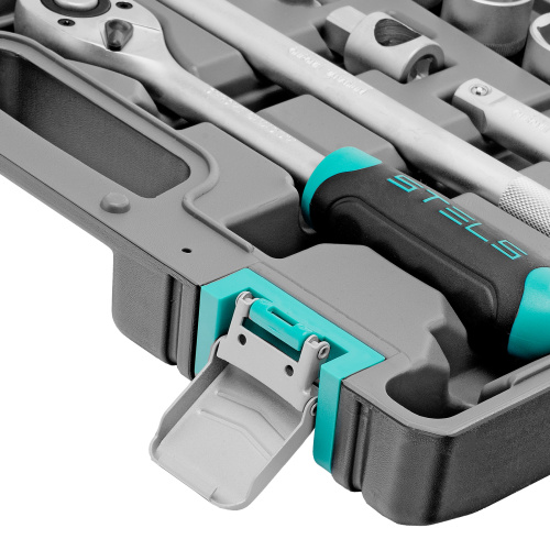 Набор инструментов, 1/2", CrV, пластиковый кейс 31 предмет Stels по ценам производителя в Москве с доставкой по всей России