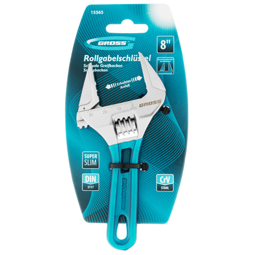 Ключ разводной, 140 мм, CrV, укороченная ручка Gross по ценам производителя в Москве с доставкой по всей России