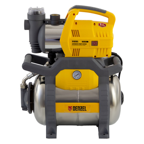 Насосная станция PSХ950X, Х-Pro, 950 Вт, 3300 л/ч, ресивер 24 л, подъем 38 м, нержавейка Denzel по ценам производителя в Москве с доставкой по всей России