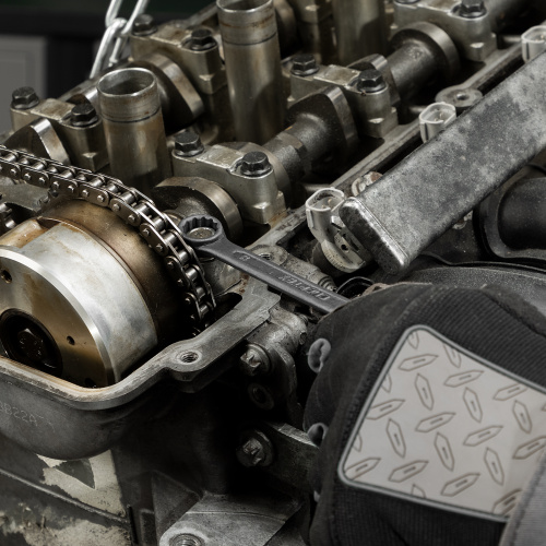 Набор ключей комбинированных, 6 - 32 мм, 22 шт., CrV, фосфатированные Сибртех по ценам производителя в Москве с доставкой по всей России