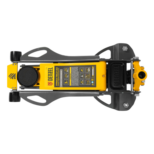 Домкрат гидравлический подкатной, 3 т, 75-500 мм, быстрый подъем, низкий подхват, проф. Denzel по ценам производителя в Москве с доставкой по всей России