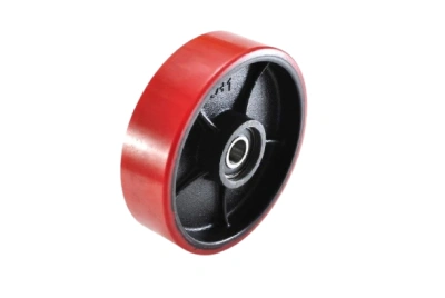 Колесо полиуретан 80х50 мм с подшипником для тележек гидравлических HLS купить в Москве с доставкой по всей России | ProtosMarket.ru